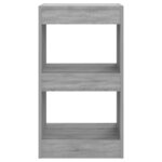 vidaXL Bibliothèque/Séparateur de pièce Sonoma gris 40x30x72 cm