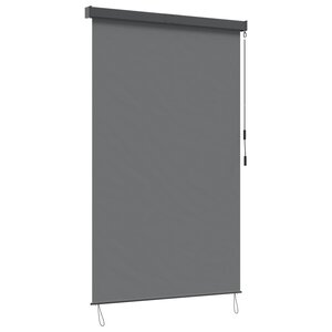 vidaXL Store enrouleur Gris clair 180 x 250 cm Tissu et Aluminium