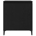 vidaXL Buffet Chêne noir 60 x 35 x 70 cm Bois d'ingénierie