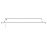 vidaXL Auvent rétractable automatique rayé rouge et blanc 350x250 cm