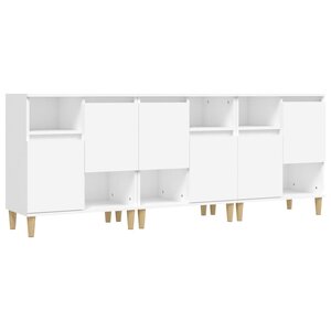 vidaXL Buffets 3 Pièces blanc 60x35x70 cm bois d'ingénierie