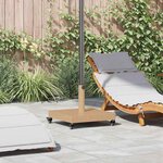 vidaXL Socles de parasol d'extérieur Bois clair 45 x 45 x 32 cm