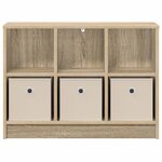 vidaXL Buffet Chêne Sonoma 73 5 x 22 5 x 53 5 cm