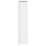 vidaXL Buffet haut Blanc 80x35x154 cm Bois massif de pin