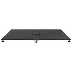 vidaXL Pied de parasol Noir 100 x 100 x 4 cm Acier