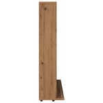 vidaXL Armoire à CD chêne artisanal 100x23x89 5 cm bois d'ingénierie