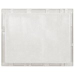 vidaXL Niche de douche Blanc mat 41x51x10 cm
