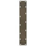 vidaXL Pieds de table de bar en forme de U  2 pièces  acier naturel  50 x (110-111) cm