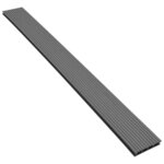 vidaXL Panneaux de terrasse WPC avec accessoires 15 m² 4 m Gris