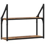 vidaXL Étagère Murale Bois ancien 60 x 21 x 51 cm Bois d'ingénierie