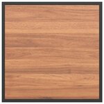 vidaXL Table basse Marron Acier