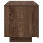 vidaXL Meuble TV Chêne marron 100x35x40 cm Bois d'ingénierie