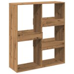 vidaXL Cloison de séparation chêne artisanal bois d'ingénierie