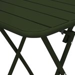 vidaXL Table bistrot Vert foncé 55 x 55 x 72 5 cm