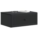 vidaXL Cabinet de chevet 2 pièces Noir 49 x 34 5 x 20 cm