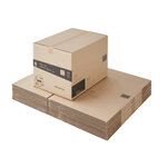Lot de 15 cartons de déménagement multi-hauteurs - made in france - charge max 20kg / 110l - certifiés fsc 70