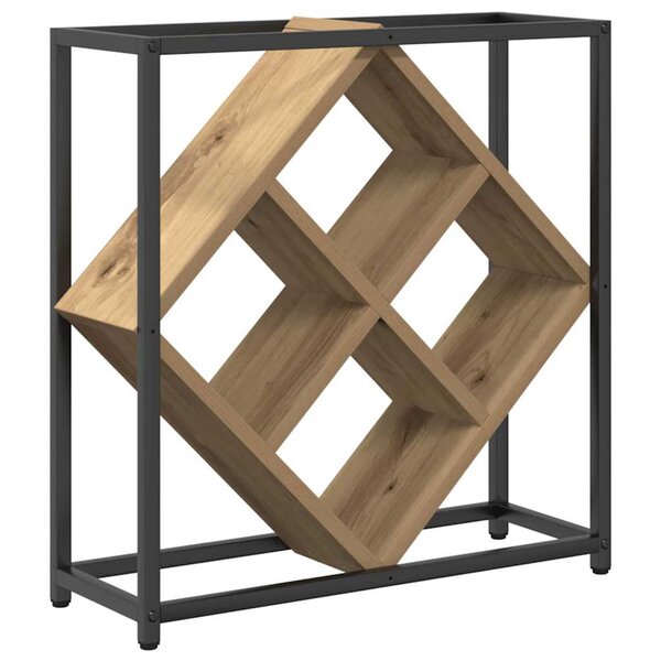 vidaXL Étagère à vin chêne artisanal 51 x 18 x 52 5 cm