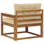 vidaXL Sofa de milieu extérieur Naturel