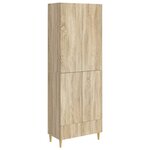 vidaXL Ensemble de Meubles 2 Pièces 66 x 34 5 x 95 cm Bois d'ingénierie