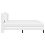 vidaXL Cadre de lit avec tête de lit Blanc 180 x 200 cm Simili cuir