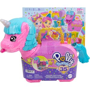 Mattel HYD96 - Polly Pocket-Les Licornes Font La Fête-Coffret