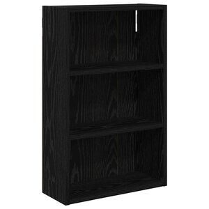 vidaXL Armoire murale de salle de bain Chêne Noir 40 x 16 x 62 5 cm
