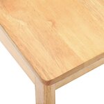 vidaXL Chaise de salle à manger 2 Pièces Naturel