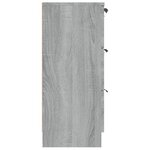 vidaXL Buffet Sonoma gris 60x30x70 cm Bois d'ingénierie