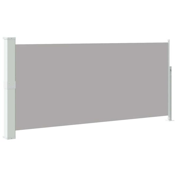 vidaXL Auvent latéral rétractable 140 x 300 cm Gris