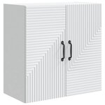 vidaXL Armoire Murale Blanc 59 x 31 x 60 cm Bois d'ingénierie