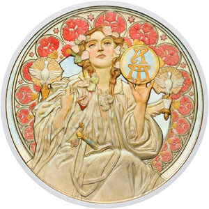 Monnaie ALPHONSE MUCHA Argent 1$ Niue 2026 (PRÉCOMMANDE)
