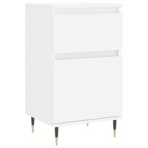 vidaXL Buffet blanc 40x35x70 cm bois d’ingénierie