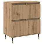 vidaXL Armoire de rangement 3 Pièces Chêne artisanal 60 x 35 x 70 cm