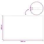 vidaXL Couverture de piscine solaire extra épaisse 600 x 400 cm 400 μm