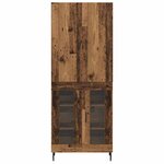 vidaXL Haut Armoire Bois ancien 69 5 x 34 x 180 cm Bois d'ingénierie