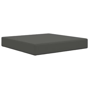 vidaXL Coussin de canapé d'extérieur Polyester Anthracite 60 x 60 cm