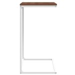 vidaXL Table d'appoint Blanc 55x35x66 cm Bois d'ingénierie