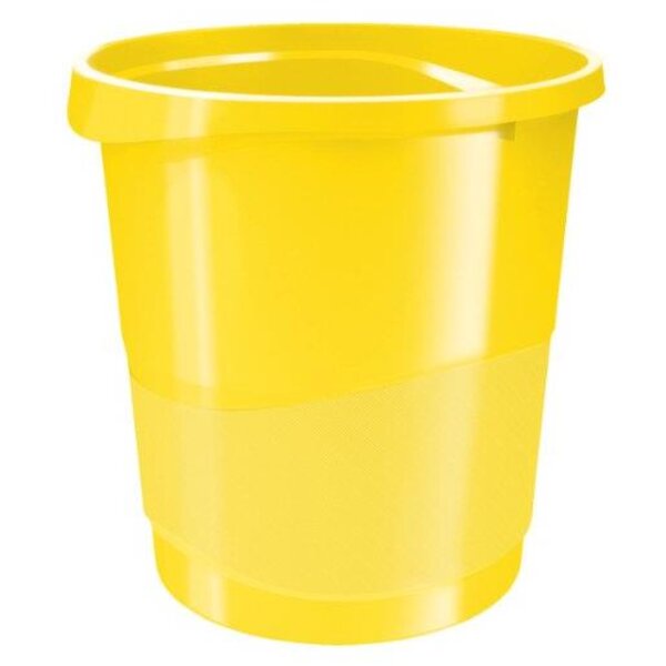 Corbeille à papier Vivida 14 litres jaune ESSELTE