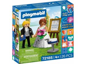 72185 couple de maries avec accessoires