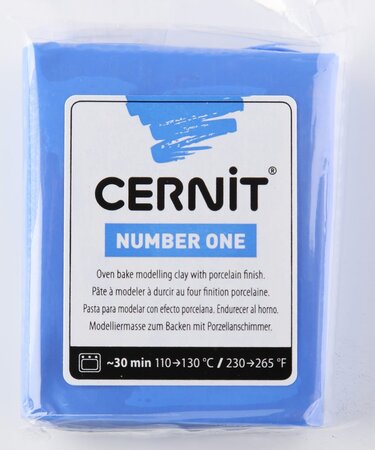 Pâte Cernit n°1 56 g Bleu (200) - Cernit