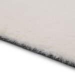 vidaXL Tapis 80x150 cm Fausse fourrure de lapin Crème