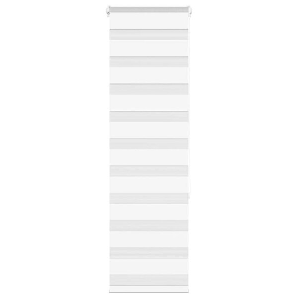 vidaXL Store zèbre blanc 40x150 cm largeur du tissu 35 9 cm polyester