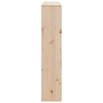 vidaXL Tête de lit avec rangement 120 cm bois massif de pin