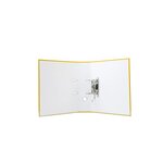 Classeur À Levier Polypropylène Dos De 75mm - Jaune - X 20 - Exacompta