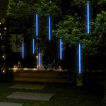 vidaXL Guirlandes lumineuses 8 Pièces 50 cm 288 LED bleu