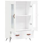 vidaXL Buffet haut blanc 69 5x31x115 cm bois d'ingénierie