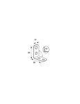 THIRARD - Equerre de chaise pour porte  20x20x15mm  acier zingué