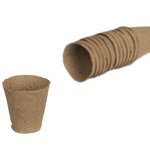 Nature pots en tourbe 96 pièces 6x6 cm