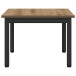 vidaXL Table basse Chêne artisan 50 x 50 x 36 cm Bois d'ingénierie