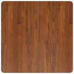 vidaXL Dessus de table carré Marron foncé70x70x1 5cm Bois chêne traité